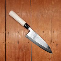 Morihei Yoshitomo 180mm Deba Carbon Steel Poplar