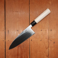 Morihei Yoshitomo 180mm Deba Carbon Steel Poplar