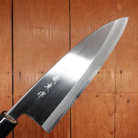 Morihei Yoshitomo 180mm Deba Carbon Steel Poplar
