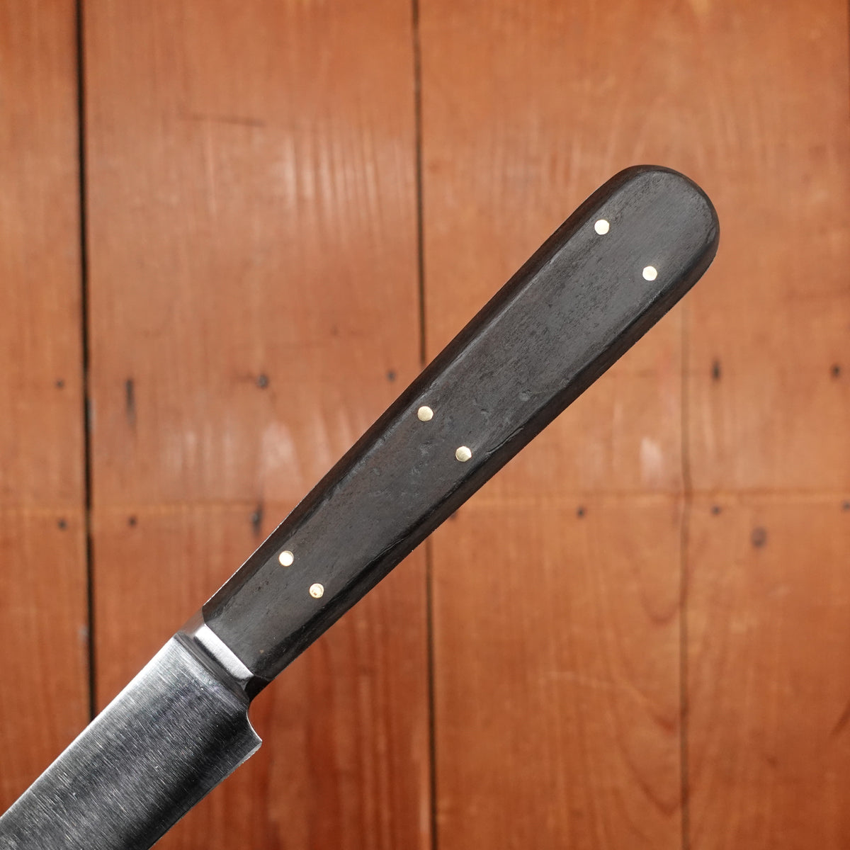 Re-Ground Vintage 8" Slicer Carbon Ebony Handle USA ~1880-1920?