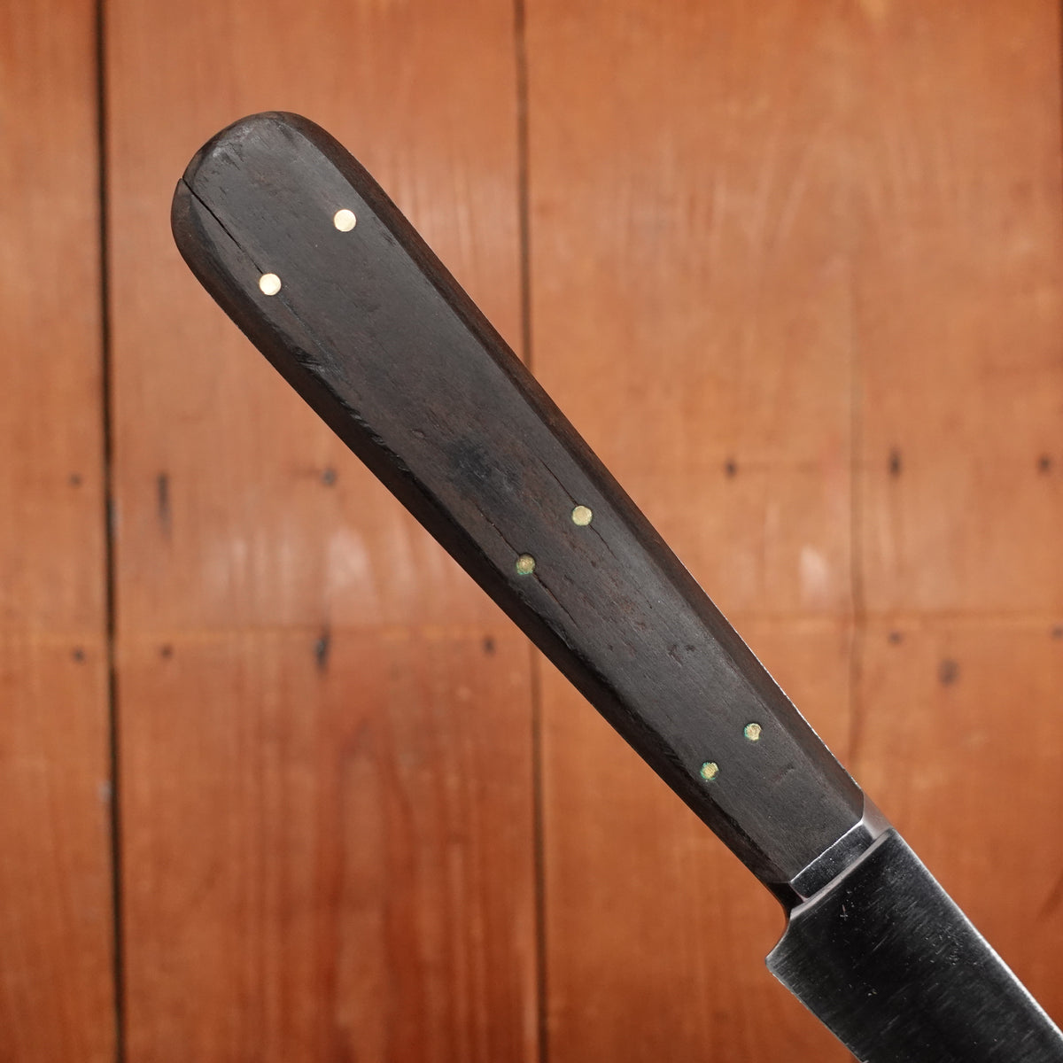 Re-Ground Vintage 8" Slicer Carbon Ebony Handle USA ~1880-1920?