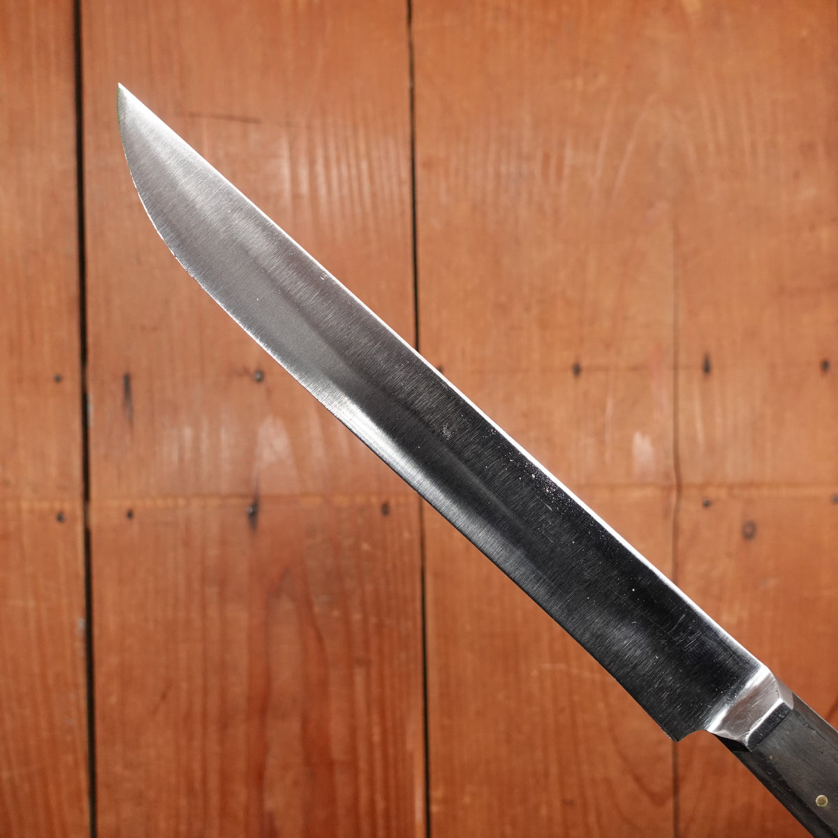 Re-Ground Vintage 8" Slicer Carbon Ebony Handle USA ~1880-1920?