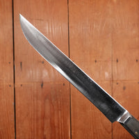 Re-Ground Vintage 8" Slicer Carbon Ebony Handle USA ~1880-1920?
