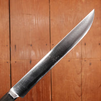 Re-Ground Vintage 8" Slicer Carbon Ebony Handle USA ~1880-1920?