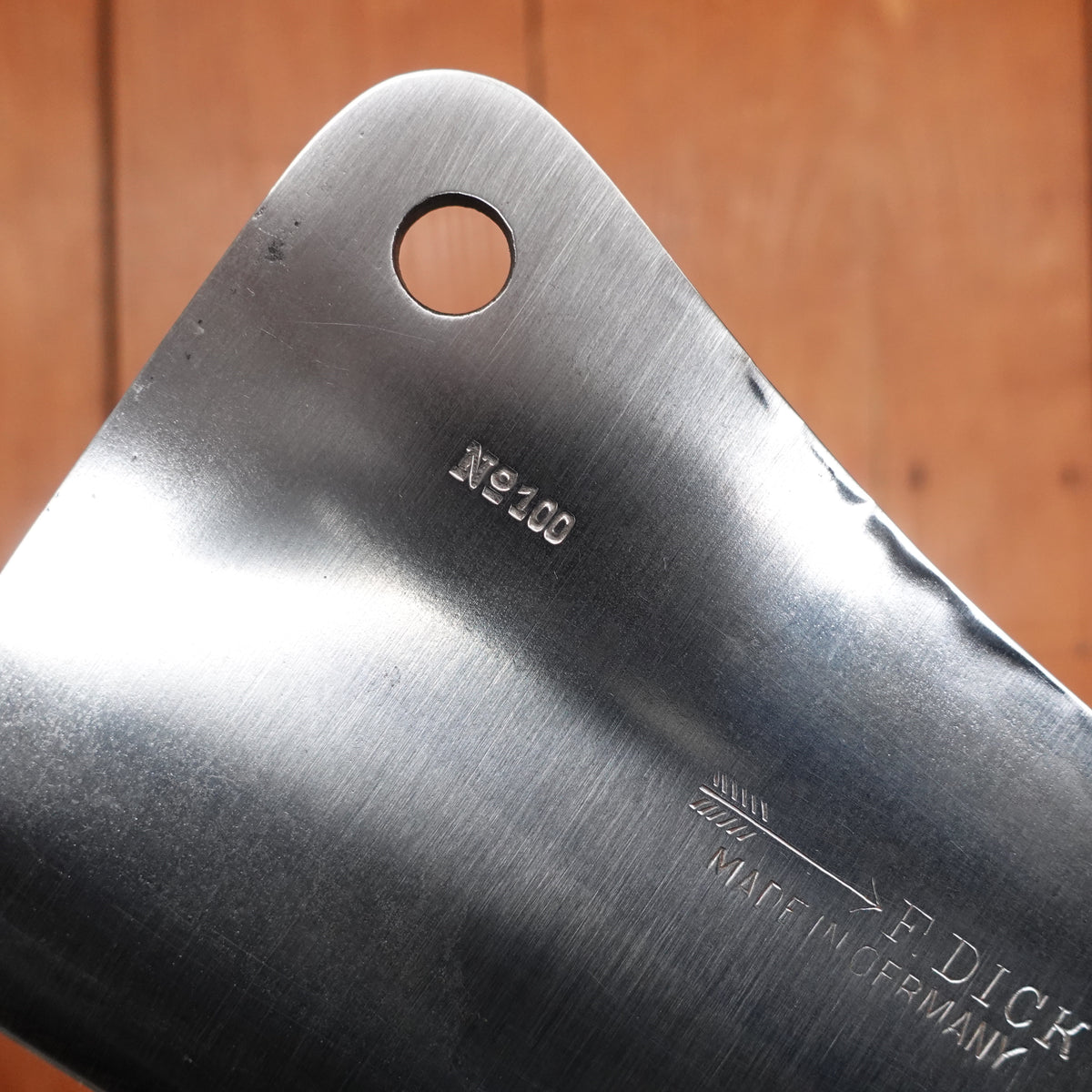 Vintage F Dick No. 100 7” Cleaver Carbon Germany 1950-70
