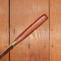 Au Sabot 4" Pointed Paring Stainless Camwood with Brass Bolster