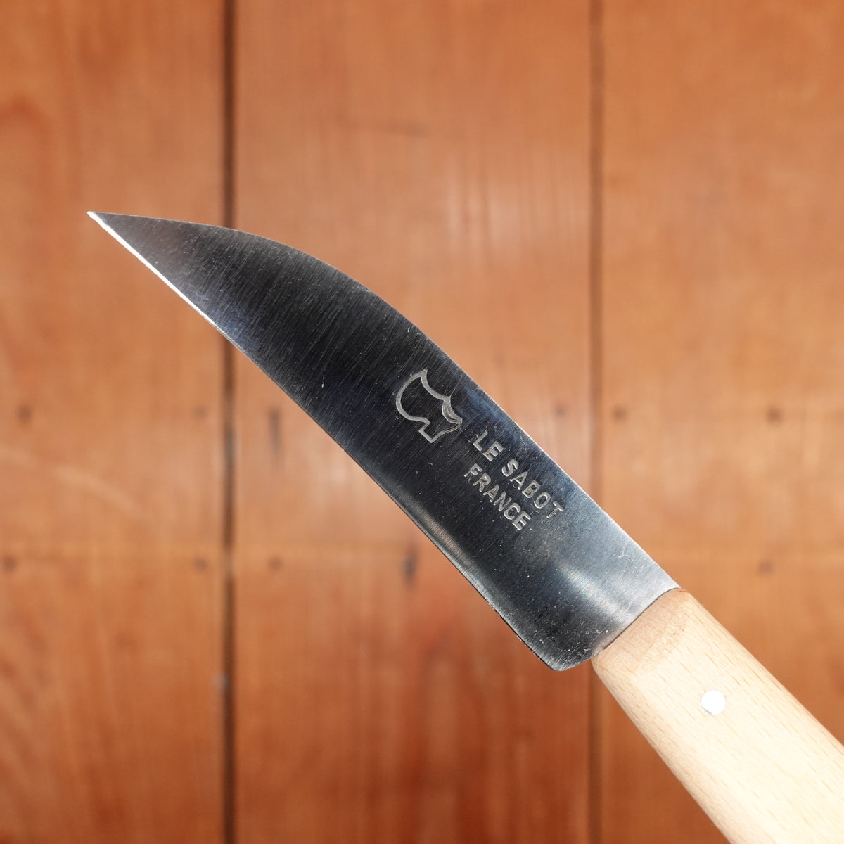 Au Sabot 2.75" Bird's Beak Paring Carbon Steel Beechwood
