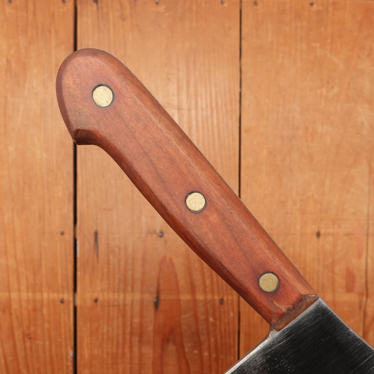 New Old Stock Amcut Co 6" Cleaver Forged Carbon Cherry Italy 1960-70