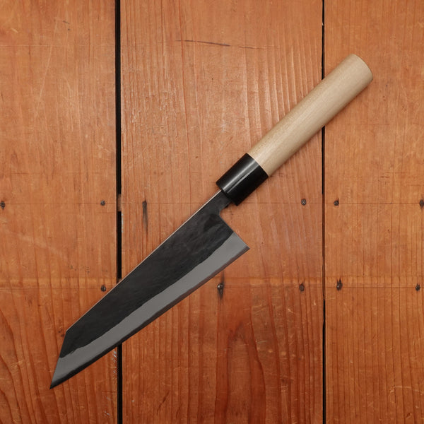 Hitohira TD 170mm Bunka Stainless Clad Aogami 2 Kurouchi Ho Wood Handle (D-Shape)