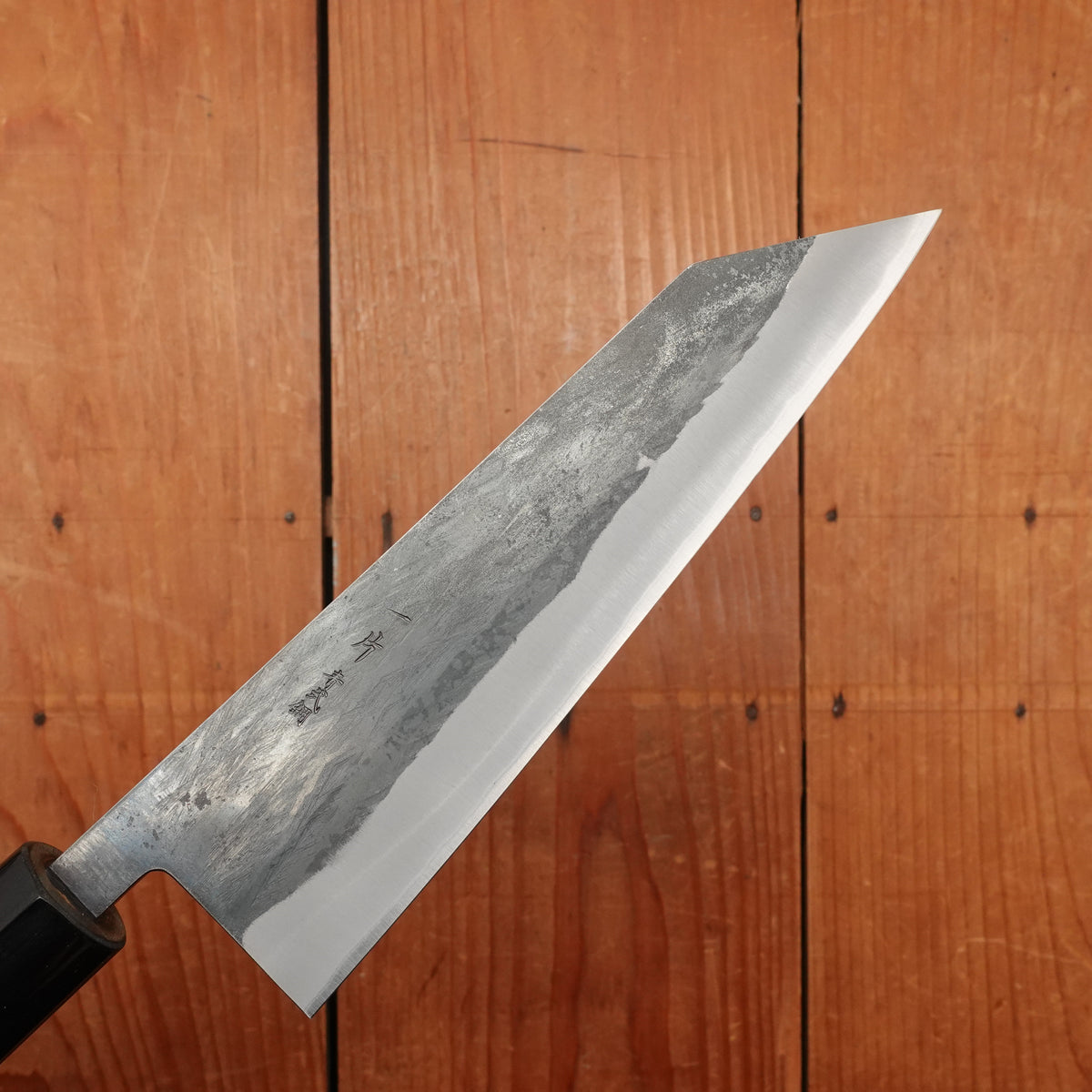 Hitohira TD 170mm Bunka Stainless Clad Aogami 2 Kurouchi Ho Wood Handle (D-Shape)