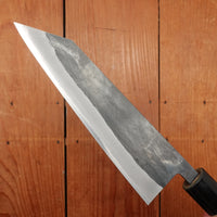Hitohira TD 170mm Bunka Stainless Clad Aogami 2 Kurouchi Ho Wood Handle (D-Shape)