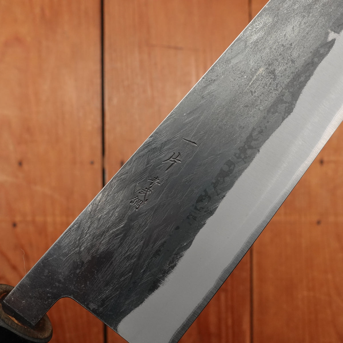 Hitohira TD 170mm Bunka Stainless Clad Aogami 2 Kurouchi Ho Wood Handle (D-Shape)