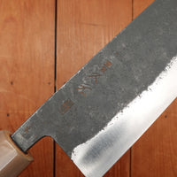 Morihei Hisamoto 165mm Nakiri Kurouchi Shirogami 1 Yakusugi Cedar Handle