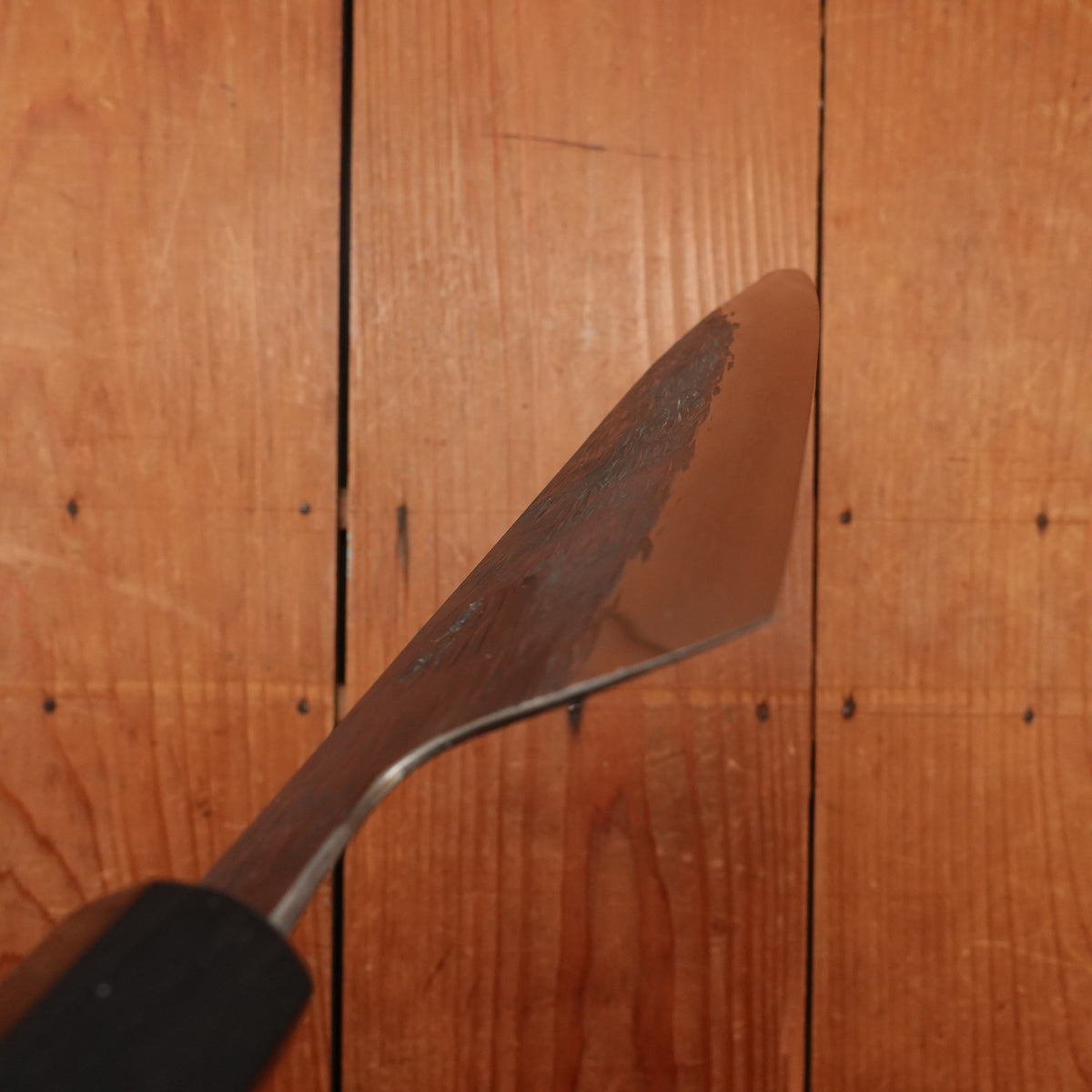 Isamitsu 210mm Gyuto Stainless Clad Shirogami 1 Kurouchi Yakusugi Cedar Handle