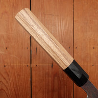 Isamitsu 210mm Gyuto Stainless Clad Shirogami 1 Kurouchi Taihei Zebrawood Handle