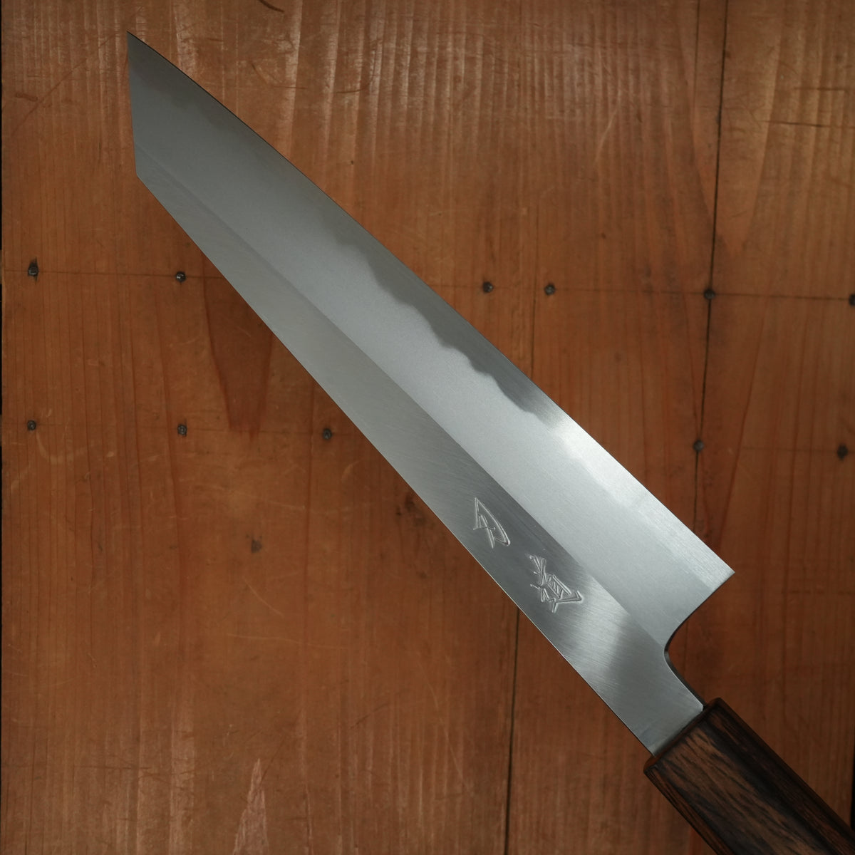 BC Exclusive - Hado 240mm Kiritsuke Gyuto Iron Clad Shirogami 2 Urushi Oak Handle