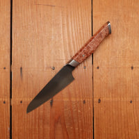 Steelport 4” Paring Knife 52100 Carbon Steel Stabilized Maple