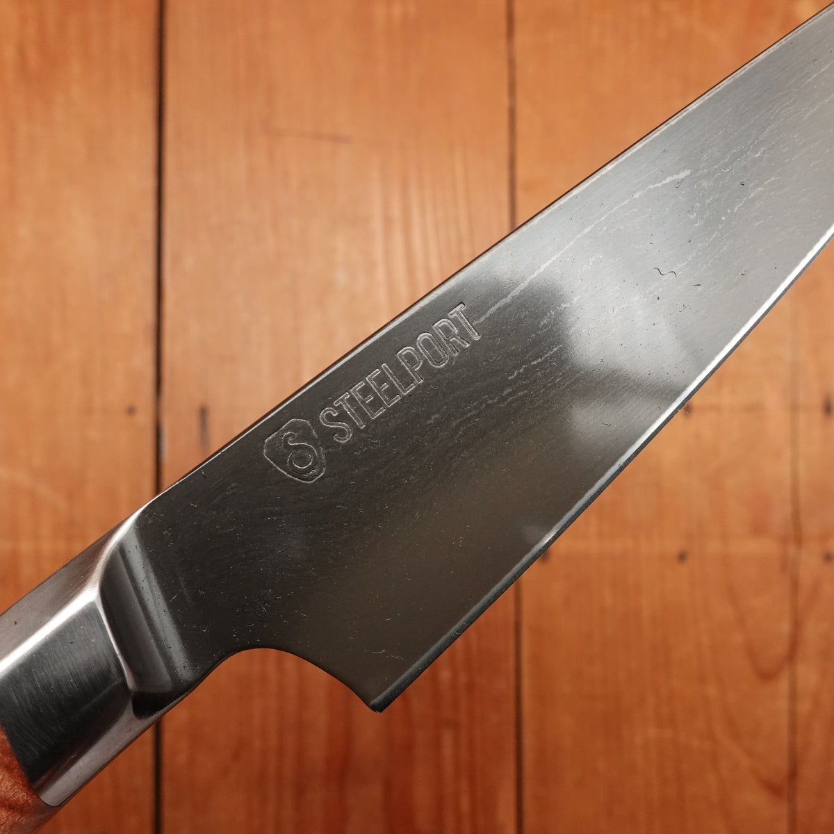 Steelport 4” Paring Knife 52100 Carbon Steel Stabilized Maple