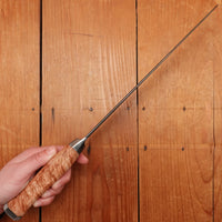Steelport 10” Bread Knife 52100 Carbon Steel Stabilized Maple