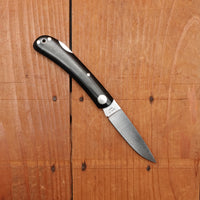 MOKI Shima Owl Folding Knife Linen Micarta Handle