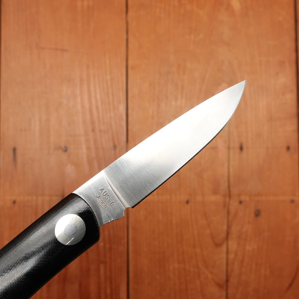 MOKI Shima Owl Folding Knife Linen Micarta Handle
