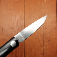 MOKI Shima Owl Folding Knife Linen Micarta Handle