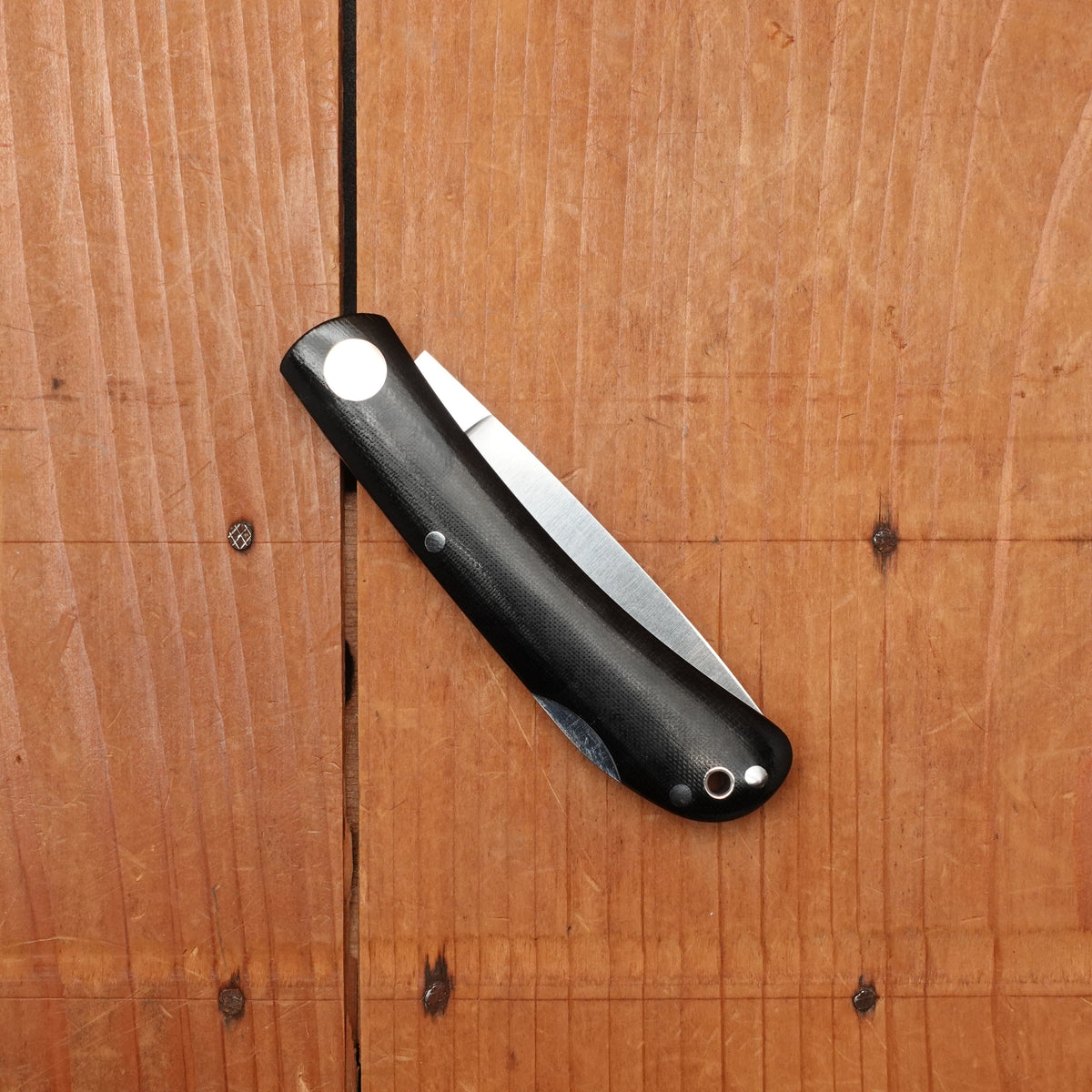MOKI Shima Owl Folding Knife Linen Micarta Handle