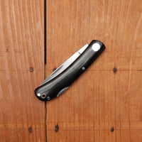 MOKI Shima Owl Folding Knife Linen Micarta Handle