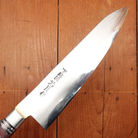 Kogetsu 210mm Kanto Gyuto Shirogami 1 Pakka Handle