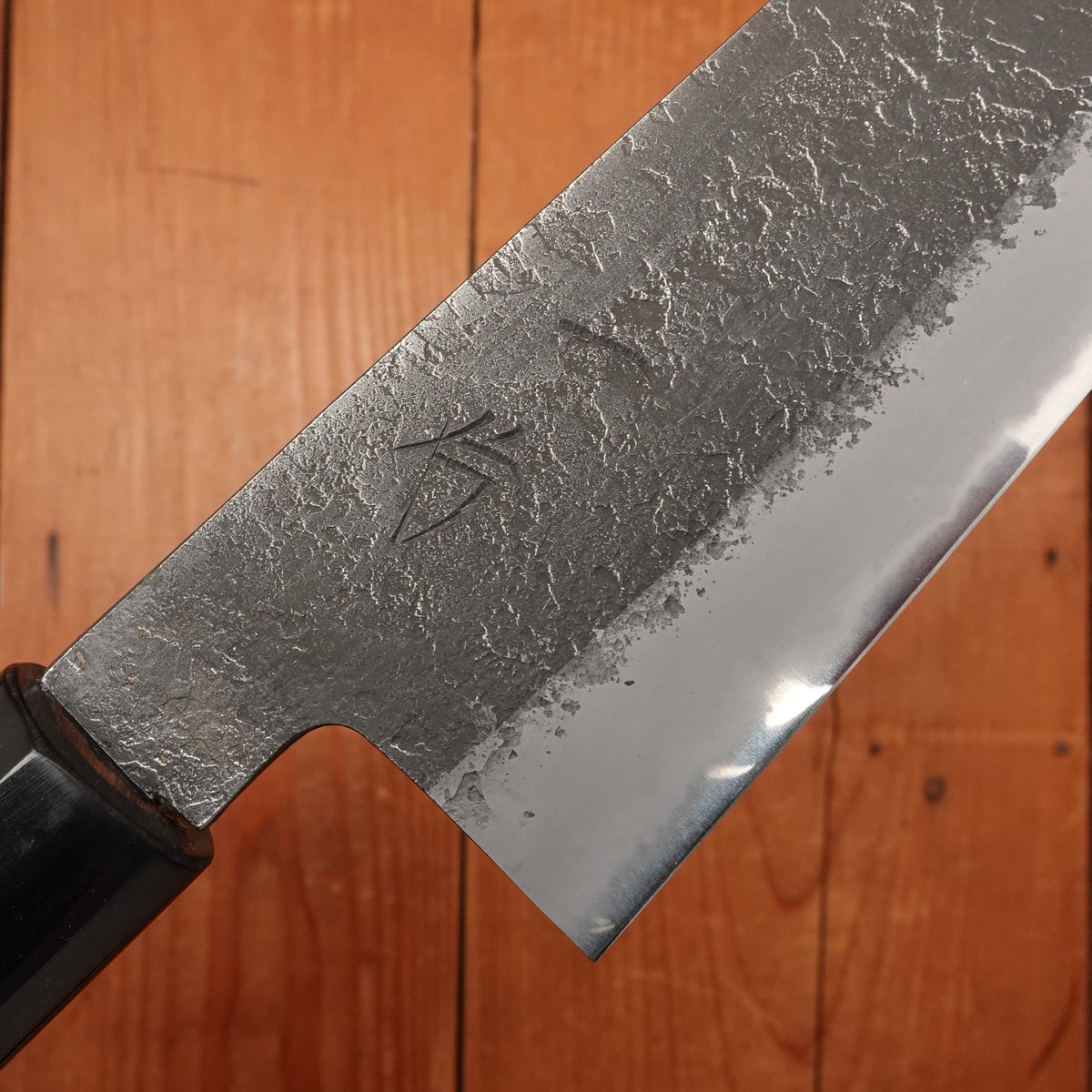 Hitohira Hinode 210mm Gyuto Shirogami 2 Kurouchi Ho Wood (D-Shape)