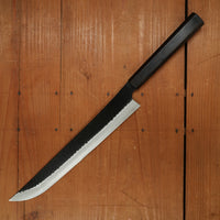 Nigara Hamono 270mm Sakimaru Sujihiki SG2 Kurouchi Tsuchime Ebony Handle