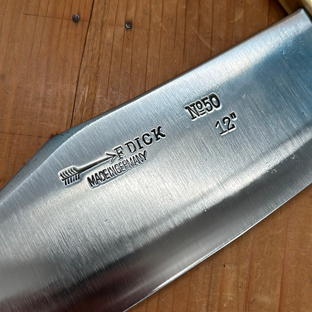 Vintage F Dick 12" Bowie From No. 50 Lobster Splitter - WW2 Theater Knife?