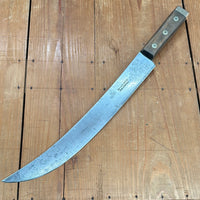 F Dick 14" Scimitar Carbon Steel Birdseye Rivets PreWW2?