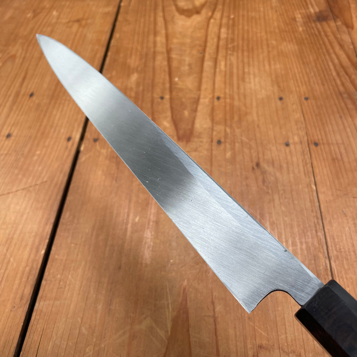 Hatsukokoro Shirasagi 240mm Yanagi Aogami 2 Kurouchi Ebony Handle