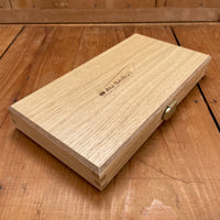 Au Sabot Laguiole Steak Knife Set Stainless Mixed Wood Handles with Oak Box - 6 Pieces
