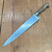 Lamson & Goodnow 'US Navy Standard' 10.25" Chef Nogent Style Carbon Steel ~1900