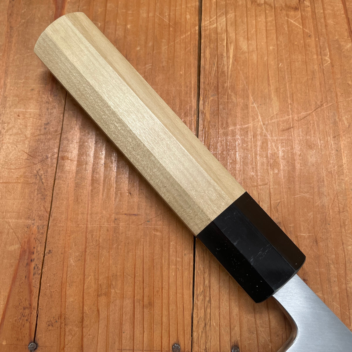 Hitohira Tanaka Manzo 270mm Mioroshi Deba Shirogami 2 Ho Wood with Saya