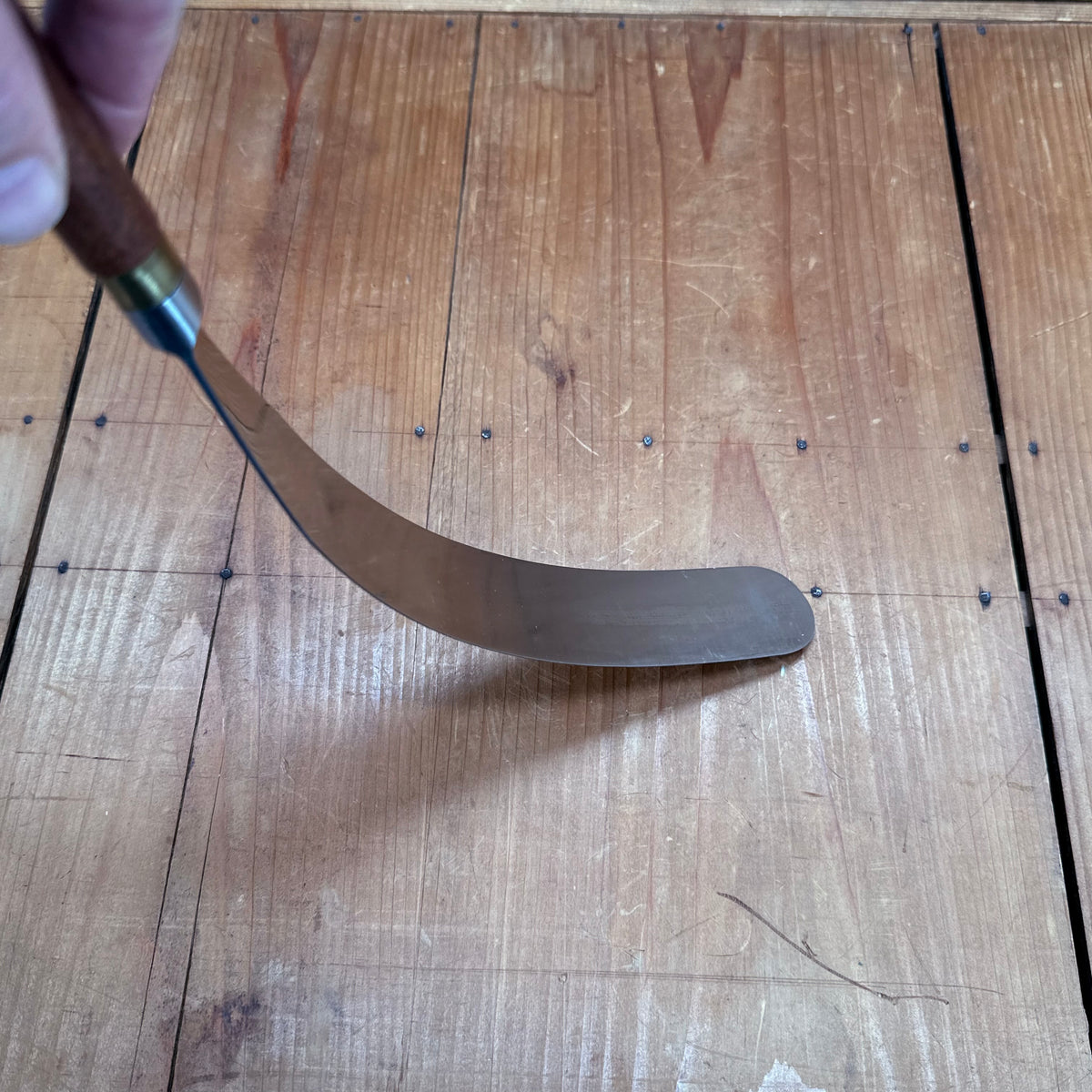 New Old Stock Vorex 10" Spatula Forged Stainless Steel Rosewood Thiers, France