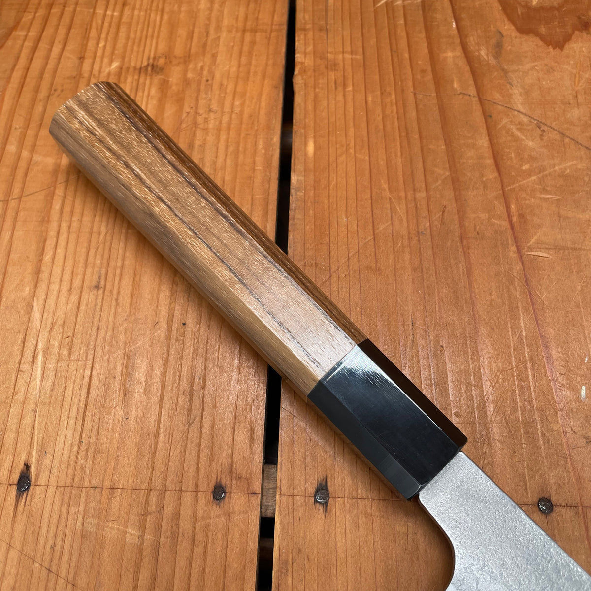 Yoshikane Hamono 270mm Sujihiki SKD Nashiji Teak Handle