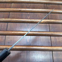 Wakui 165mm Nakiri V2 Carbon Kurouchi Nashiji Ho Octagonal