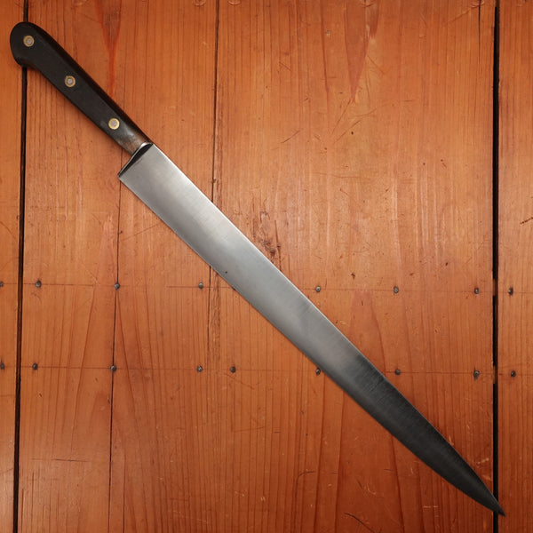 New Old Stock Au Nain 13.25" Tranchelard Slicer Carbon Beech Rosette 1950s