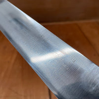 New Old Stock Stanley Rogers 12" Round Nose Slicer Double Shear Steel Carbon France ~1930s-60s