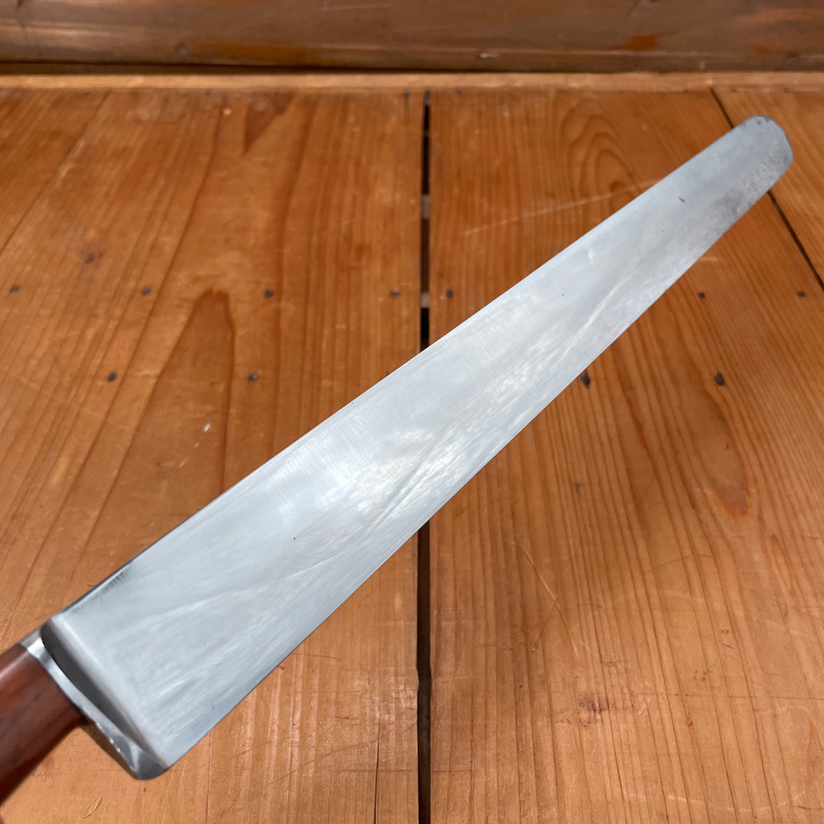 New Old Stock Stanley Rogers 12" Round Nose Slicer Double Shear Steel Carbon France ~1930s-60s