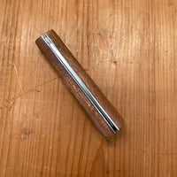 Friedr Herder 3 1/2” Sodbuster/Miner’s Jack Drop Point Carbon Lockback Sapele Wood Handle
