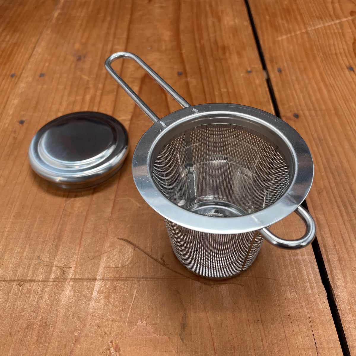 Tea Infuser/Strainer/Brewer with Stainless Lid