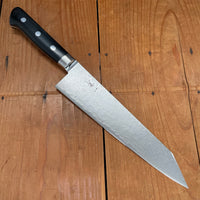 Hitohira FJ SG2 210mm Kiritsuke Gyuto Damascus White Linen Micarta Handle