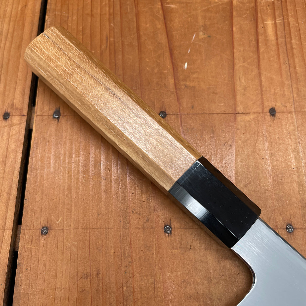 Myojin Naohito 180mm Gyuto SG2 Stainless Kasumi Teak