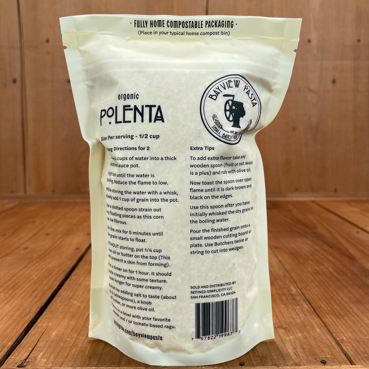 Bayview Pasta Yellow Polenta - 16oz