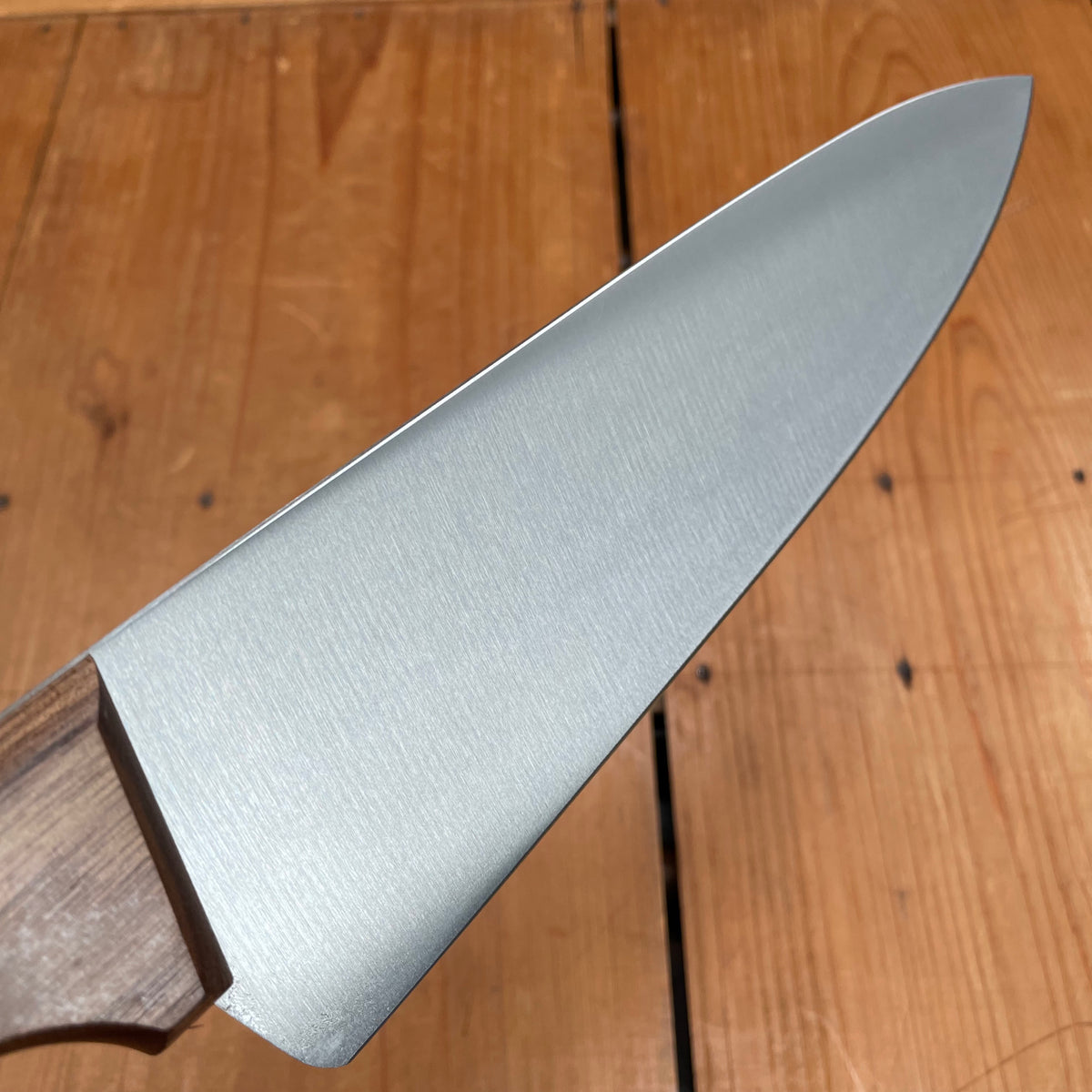 Friedr Herder 8.5" Wide Chef Stainless Steel Walnut