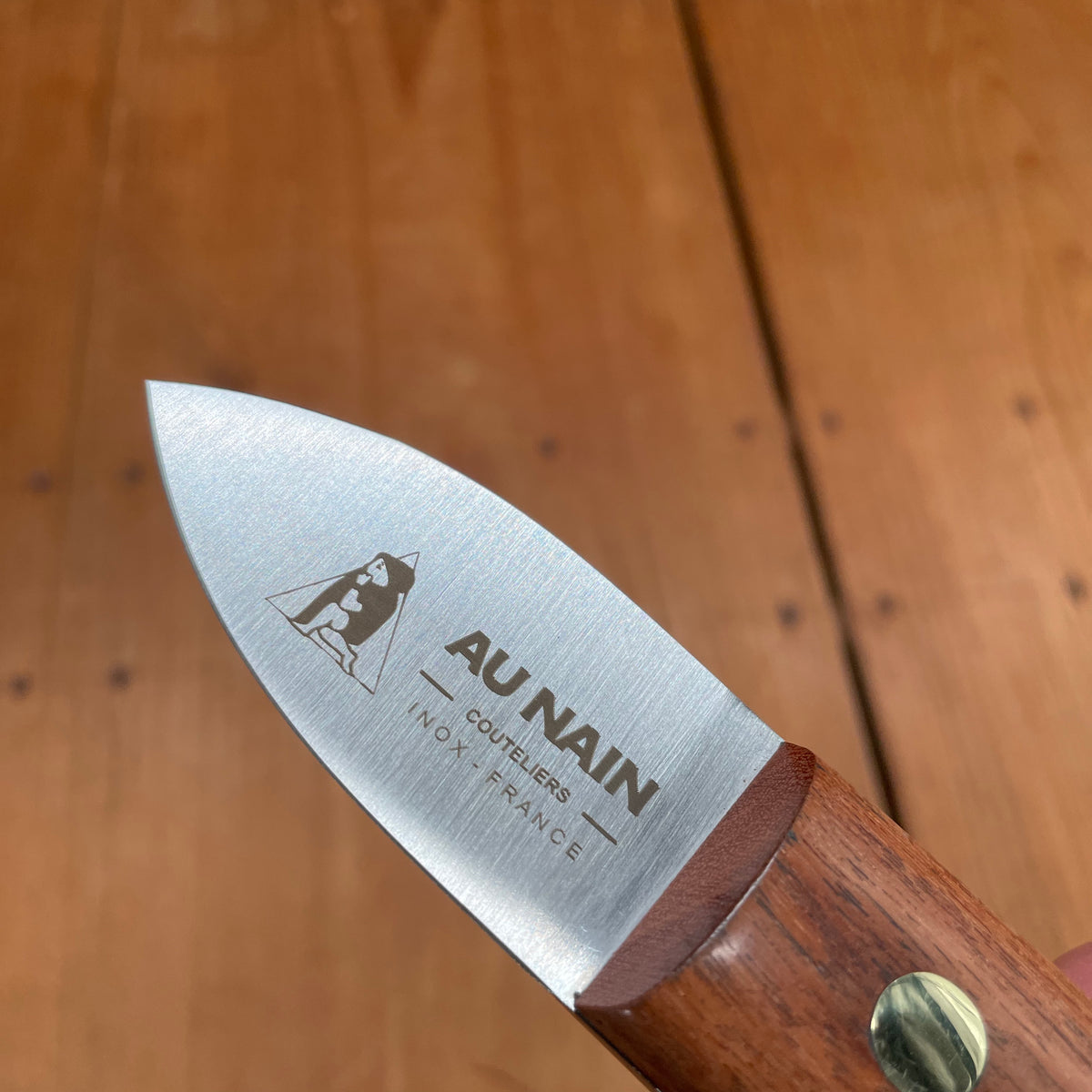 Au Nain 2.5" Crapaud Oyster Knife Stainless Kotibe Handle